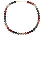 view 1 of 3 James Agate Necklace in Red Multi