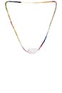 view 1 of 3 Aisha Gemstone Necklace With Pearl in Multi
