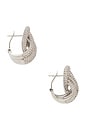view 2 of 3 Margaux Pave Earring in Silver