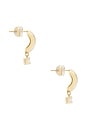 view 2 of 3 Spencer Huggie Earring in Gold