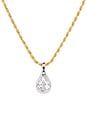 view 2 of 2 Pear Diamond Chain Necklace in Gold