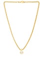 view 1 of 3 Olympia Diamond Necklaace in Gold