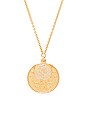 view 2 of 2 Double Coin Necklace in Gold