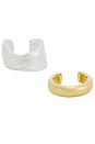 view 2 of 3 Plaisir Ear Cuff Set in Gold & Silver