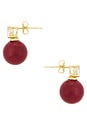 view 1 of 2 Lacquer Le Rouge Earring in Red