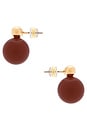 view 2 of 2 Alice Rouge Earring in Red & Gold