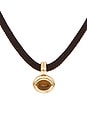 view 2 of 3 COLLAR COLGANTE MAXWELL in Brown