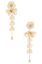 view 1 of 2 IRIS 드롭 귀걸이 in Ivory