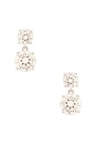 view 1 of 2 PENDIENTES DE TACHUELA SOLTAIRE in Silver