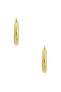 view 3 of 3 PENDIENTES DE ARO SIGNATURE in Gold