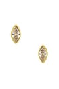 view 1 of 2 Marquise Bezel Stud in Gold