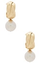 view 3 of 3 BOUCLES D'OREILLES ROSS in Gold