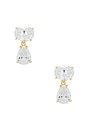 view 1 of 2 PENDIENTE EARRING in Gold