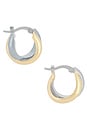 view 2 of 3 PENDIENTES DE ARO ROSS in Gold & Silver