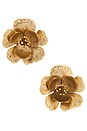 view 1 of 2 Fluttered Flower in Gold