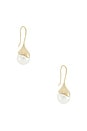 view 1 of 3 PENDIENTES LARGOS TULIP in Ivory