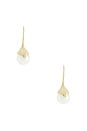view 4 of 3 PENDIENTES LARGOS TULIP in Ivory