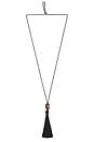 view 1 of 3 Maximes Tassel Necklace in Black