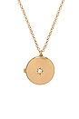 view 1 of 3 Starburst Locket Necklace in Gold