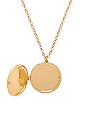 view 3 of 3 Starburst Locket Necklace in Gold