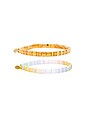 view 5 of 6 Tilu Bracelet Set in Gold & Pastel