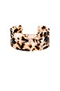 view 1 of 3 Emma Large Lucite Cuff Bracelet in Cream