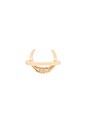 view 3 of 3 Horn Pave Ring in Gold