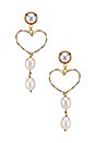 view 1 of 3 Love Affair Earrings in Gold