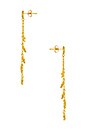 view 2 of 2 Celestial Chain Drop Earrings in Gold