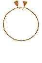 view 2 of 2 Eliza Crystal Choker in Yellow Gold