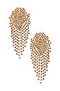view 1 of 2 Royal Queen Earrings in Rose Gold