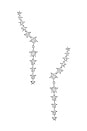 view 1 of 2 star Disco Climber Earrings in Silver