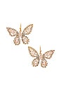 view 1 of 2 Flirt and Flutter Earrings in Gold