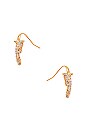 view 2 of 2 Flirt and Flutter Earrings in Gold