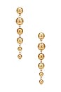 view 1 of 2 Fort Knox Drop Earrings in Gold