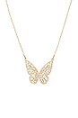 view 2 of 2 Flirt And Flutter Necklace in Gold
