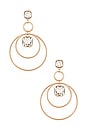 view 1 of 2 Genisis Earrings in Gold