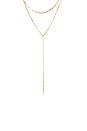 view 2 of 2 Laila Lariat Necklace in Gold