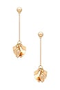 view 1 of 2 Petunia Earrings in Gold