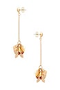 view 2 of 2 Petunia Earrings in Gold