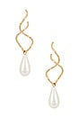 view 1 of 2 Yasamin Pearl Earring in Gold