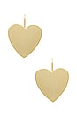 view 1 of 2 Golden Heart Drop Earring in Gold