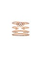 view 1 of 3 Jasmine Ring Set in Rose Gold