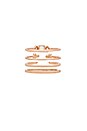 view 3 of 3 Jasmine Ring Set in Rose Gold