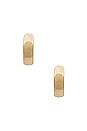 view 3 of 4 Fine 14K Gold Mini Hoops in Gold