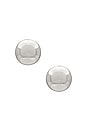 view 2 of 2 Double Ball Earring in Silver