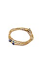 view 1 of 4 Lapis Azuli Bracelet in Gold