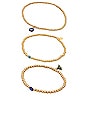 view 3 of 4 Lapis Azuli Bracelet in Gold