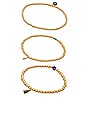 view 4 of 4 Lapis Azuli Bracelet in Gold