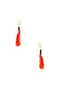 view 2 of 2 Lena Tassel Earring in Fuchsia